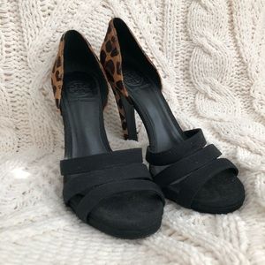 Tory Burch 4” cheetah pumps